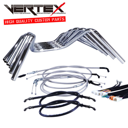 RZ250 84年 51L セミしぼりアップハンドル セット メッシュ ワイヤー