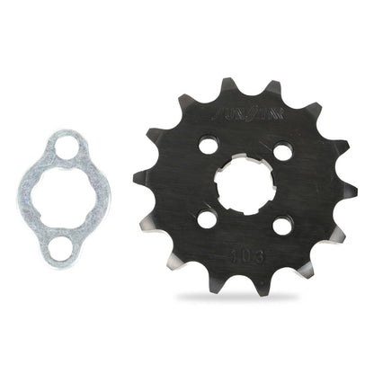 Front Sprocket, Black, 420, 14T, Honda