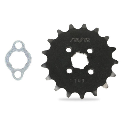 Front Sprocket Black 420 17T Honda