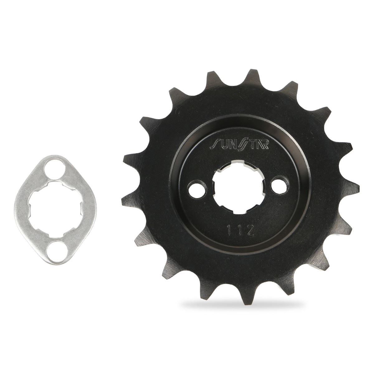 Front Sprocket, Black, 420, 17T, Honda