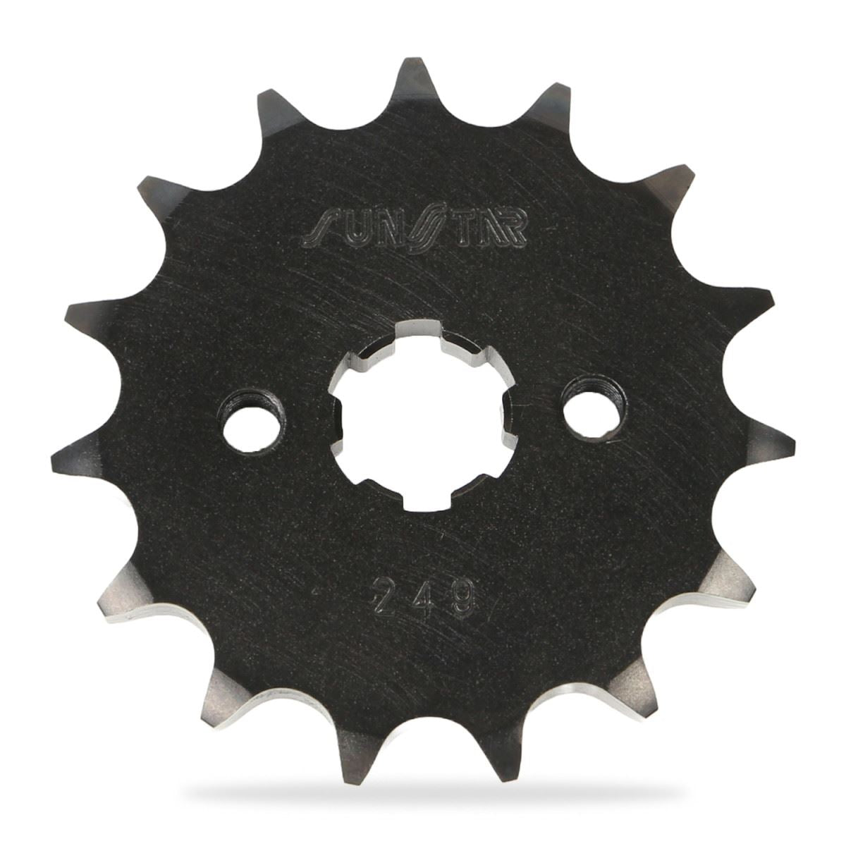 Front Sprocket Black 428 15T Honda