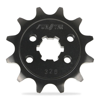 Front Sprocket Black 520 12T Yamaha Kawasaki