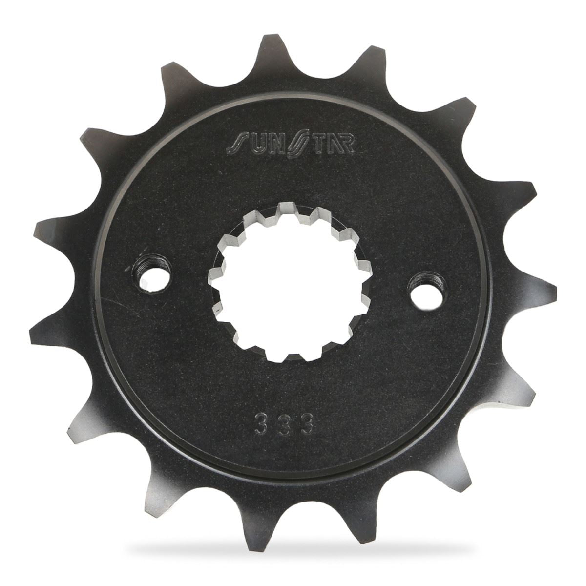 Front Sprocket Black 520 15T Suzuki Kawasaki