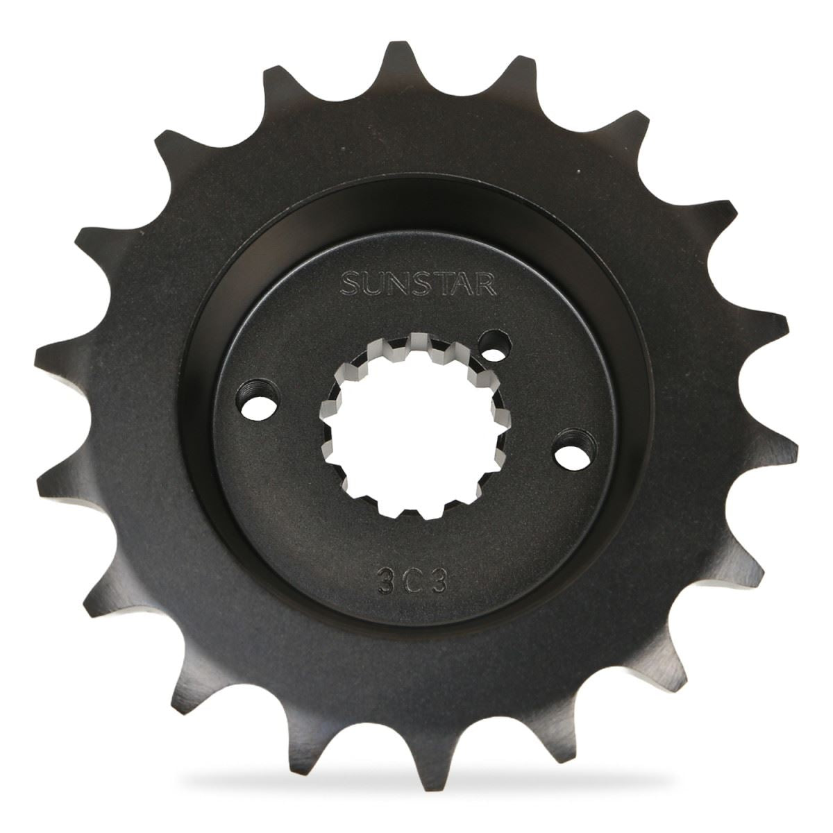 フロントスプロケット ブラック 520 18T スズキ カワサキ