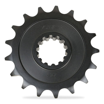 Front Sprocket, Black, 525 16T, Honda