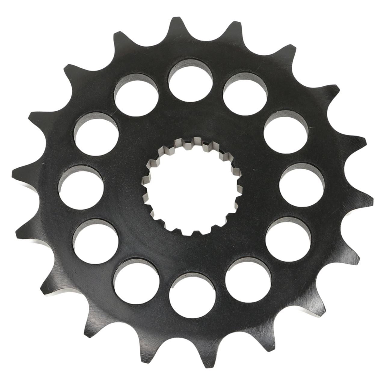Front Sprocket, Black, 525, 18T, Kawasaki