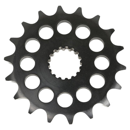 Front Sprocket, Black, 525, 18T, Kawasaki