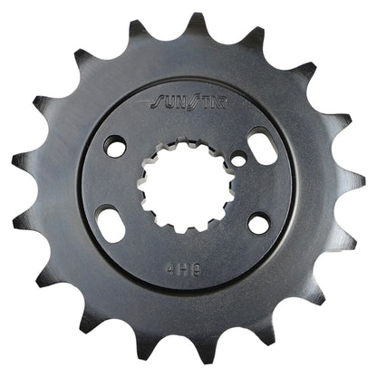 Front Sprocket, Black, 525 17T, Kawasaki