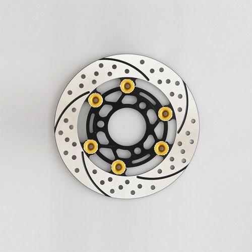 Premium Racing Front Disc Rotor, Semi-Floating, Disc Outer Diameter 220mm, 1pc, APE50/100