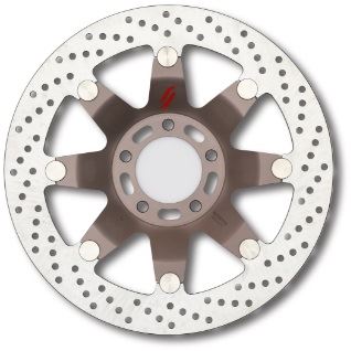 ネオクラシック フロントディスクローター セミフローティング シルバー ディスク外径320mm 1枚 GSX750S カタナ