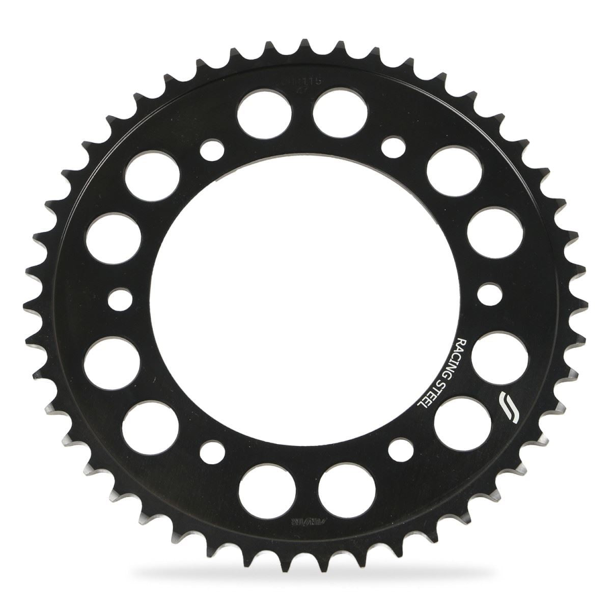 Rear Sprocket Carbon Steel Racing Steel 47T Black Size 520 CBR1000RR
