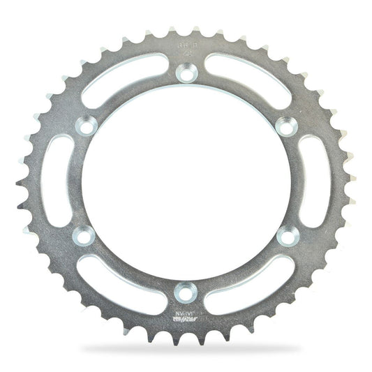Rear Sprocket 42T Silver Size 520 for D-Tracker 250/X, KDX125SR, KDX200, KLX250, KLX250R/SR, KMX125SR