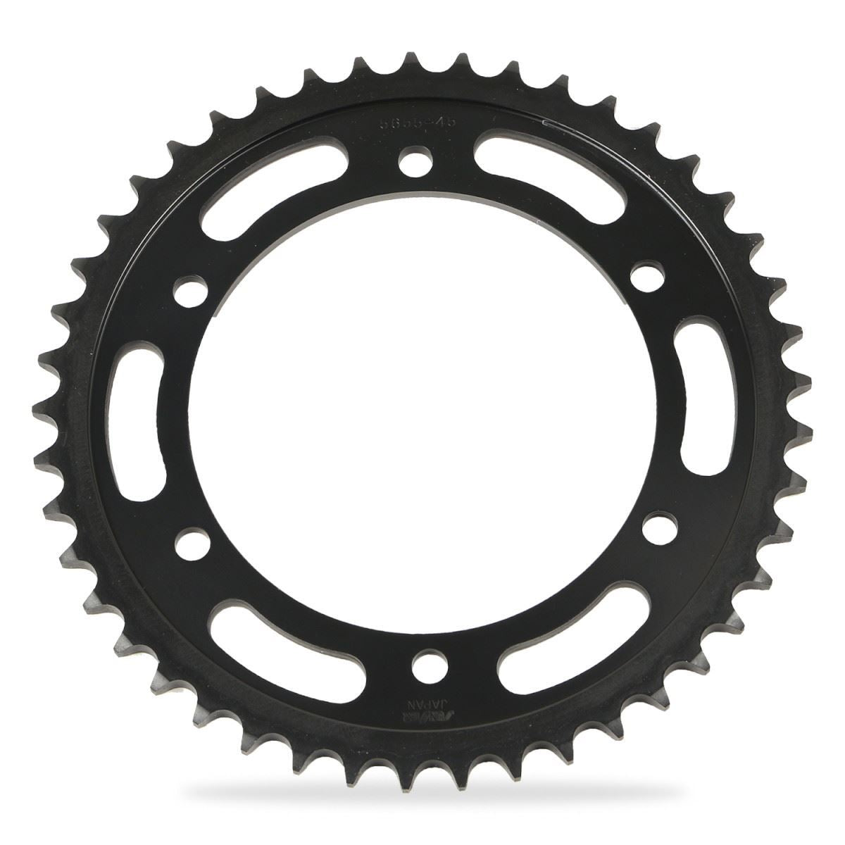 Rear Sprocket 45T Black Size 530 GPX750R GPZ1100 GPZ750R GPZ900R Zephyr 1100/RS ZRX1100 ZZR1100