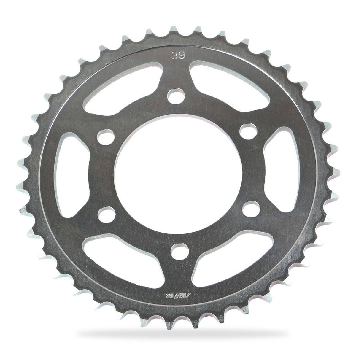 Rear Sprocket 39T Silver Size 525 for 750 Turbo, GPZ1100, Z1000, Z1000 MK-II, Z1000H, Z1000J, Z1000R, Z1100 GP