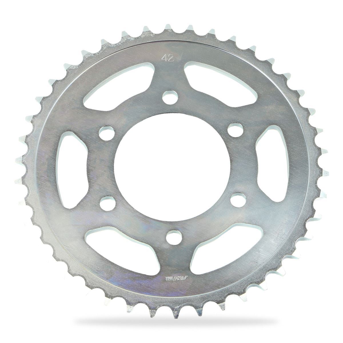 Rear Sprocket 42T Silver Size 525 750 Turbo GPZ1100 Z1000 Z1000 MK-II Z1000H Z1000J Z1000R Z1100 GP