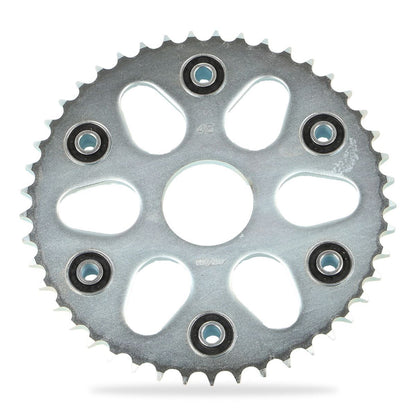 リアスプロケット 45T シルバー サイズ428 1個 セロー250 トリッカー/S リア スプロケ SUNSTAR