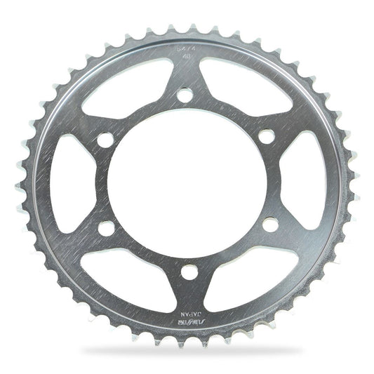 リアスプロケット 46T シルバー サイズ530 1個 FZ1-N フェザー FZ1-S フェザー FZ6-S/SS MT-01 XJR1300 YZF-R1 YZF-R6 リア スプロケ