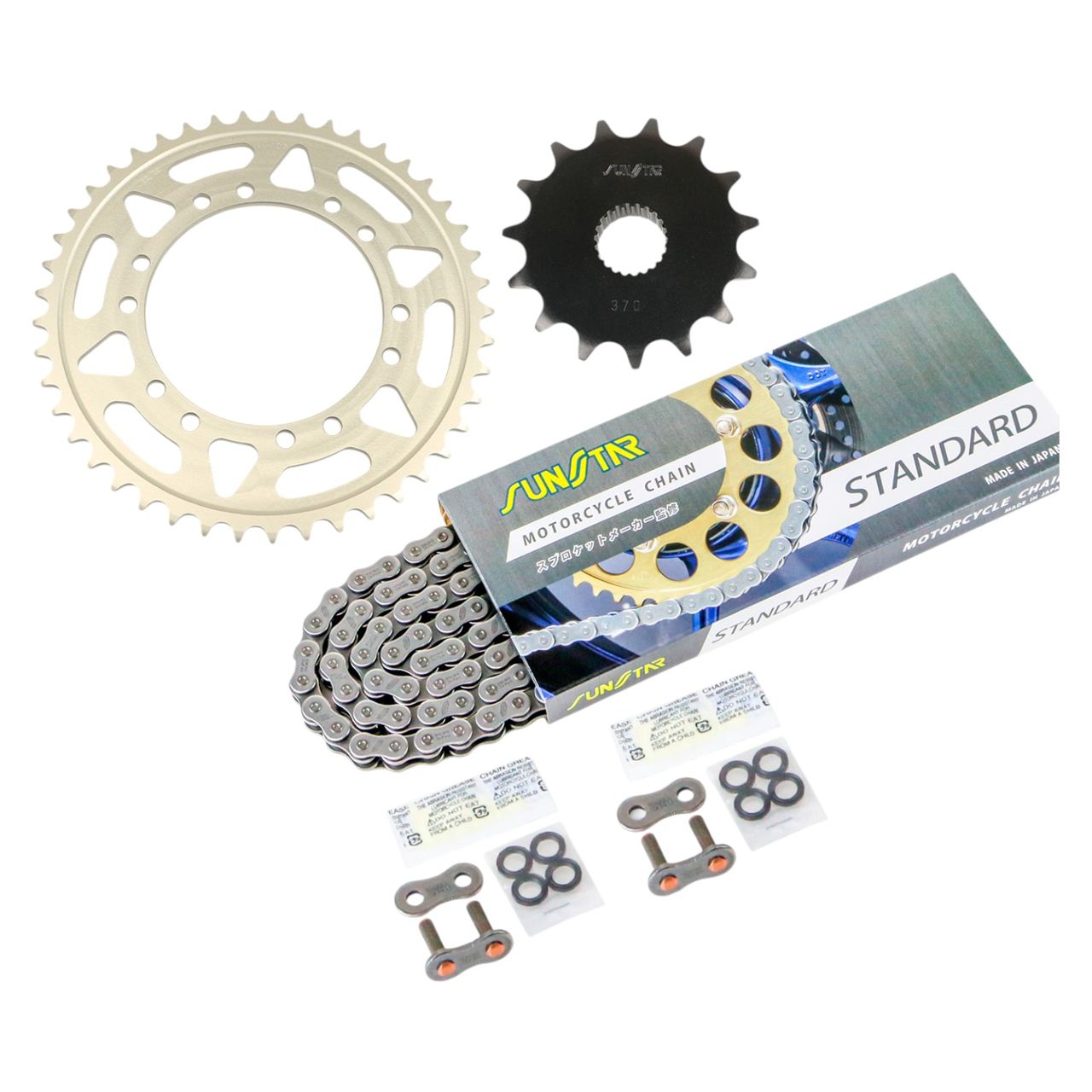 スプロケット&チェーンキット スタンダード 520 フロント15T リア45T 3点セット XJR400/R/R2/S 93年-08年 SUNSTARチェーン スプロケ