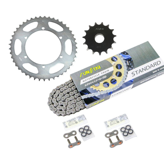 スプロケット&チェーンキット スタンダード 520 フロント15T リア45T 3点セット XJR400/R/R2/S 93年-08年 SUNSTARチェーン スプロケ