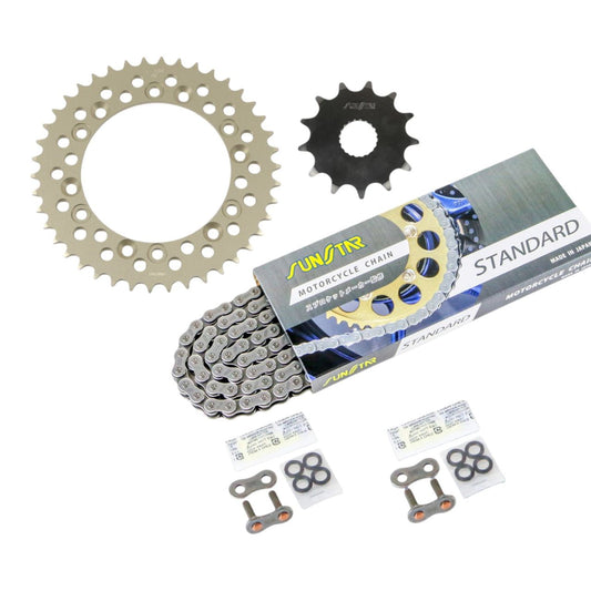 スプロケット&チェーンキット スタンダード 520 フロント13T リア42T 3点セット WR250X 07年-17年 SUNSTARチェーン スプロケ チェーン