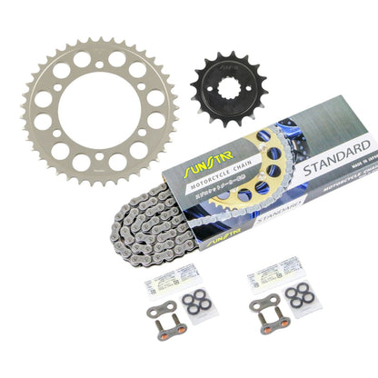 Sprocket & Chain Kit Standard 520 Front 16T Rear 41T 3-piece Set Kawasaki ZEPHYR400 89-95 Zephyr SUNSTAR Chain