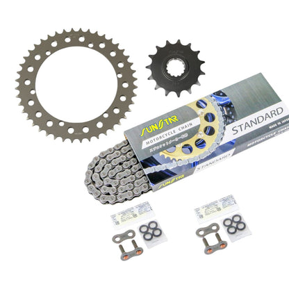 スプロケット&チェーンキット スタンダード 520 フロント15T リア44T 3点セット SR400 88年-21年 SUNSTARチェーン スプロケ チェーン