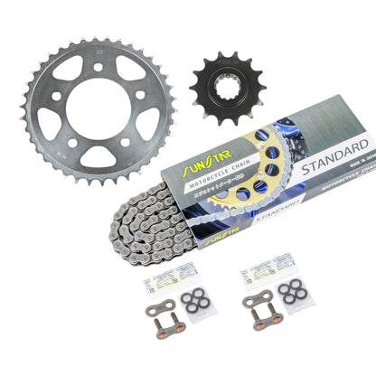 Sprocket & Chain Kit Standard 520 Front 14T Rear 38T 3-piece Set Honda V-TWIN MAGNA 94-2007 Twin Magna SUNSTAR Chain