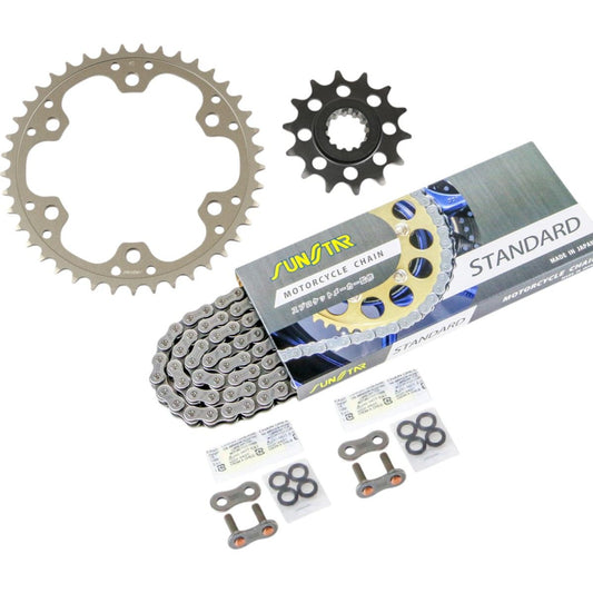 Sprocket & Chain Kit - Standard 520, 14T Front, 41T Rear, 3-piece set for Honda CBR250RR (2017-2022) with SUNSTAR Chain
