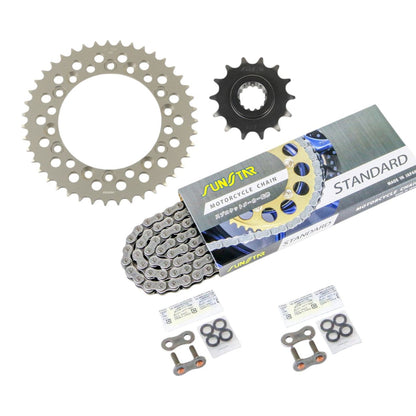 Sprocket & Chain Kit Standard 520 Front 14T Rear 43T 3-piece set for Honda XELVIS 91-97 Sunstar Chain