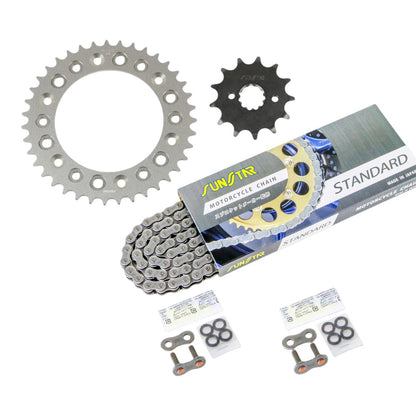 スプロケット&チェーンキット スタンダード 520 フロント13T リア39T 3点セット XR250/BAJA 95年-96年 バハ SUNSTARチェーン スプロケ