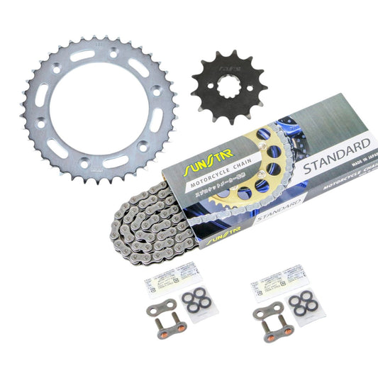 スプロケット&チェーンキット スタンダード 520 フロント13T リア39T 3点セット XR250/BAJA 95年-96年 バハ SUNSTARチェーン スプロケ