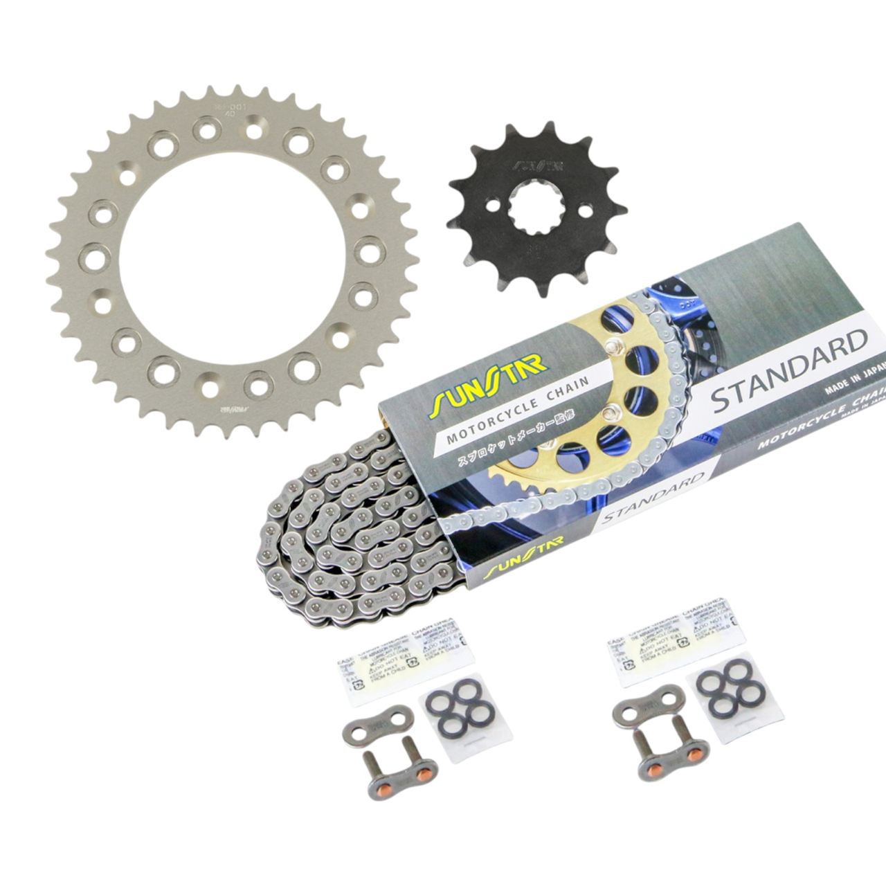 スプロケット&チェーンキット スタンダード 520 フロント13T リア40T 3点セット XR250/BAJA 97年-07年 バハ SUNSTARチェーン スプロケ