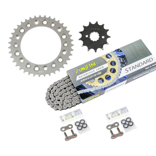 スプロケット&チェーンキット スタンダード 520 フロント13T リア39T 3点セット XR250 モタード 03年-07年 SUNSTARチェーン スプロケ