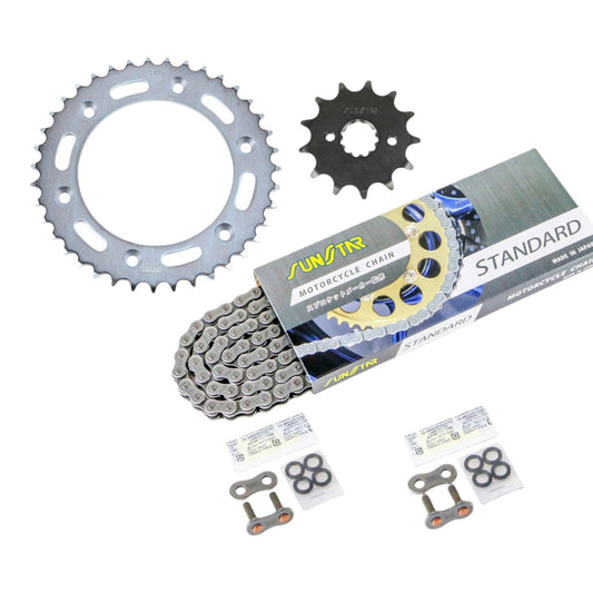 スプロケット&チェーンキット スタンダード 520 フロント13T リア39T 3点セット XR250 モタード 03年-07年 SUNSTARチェーン スプロケ