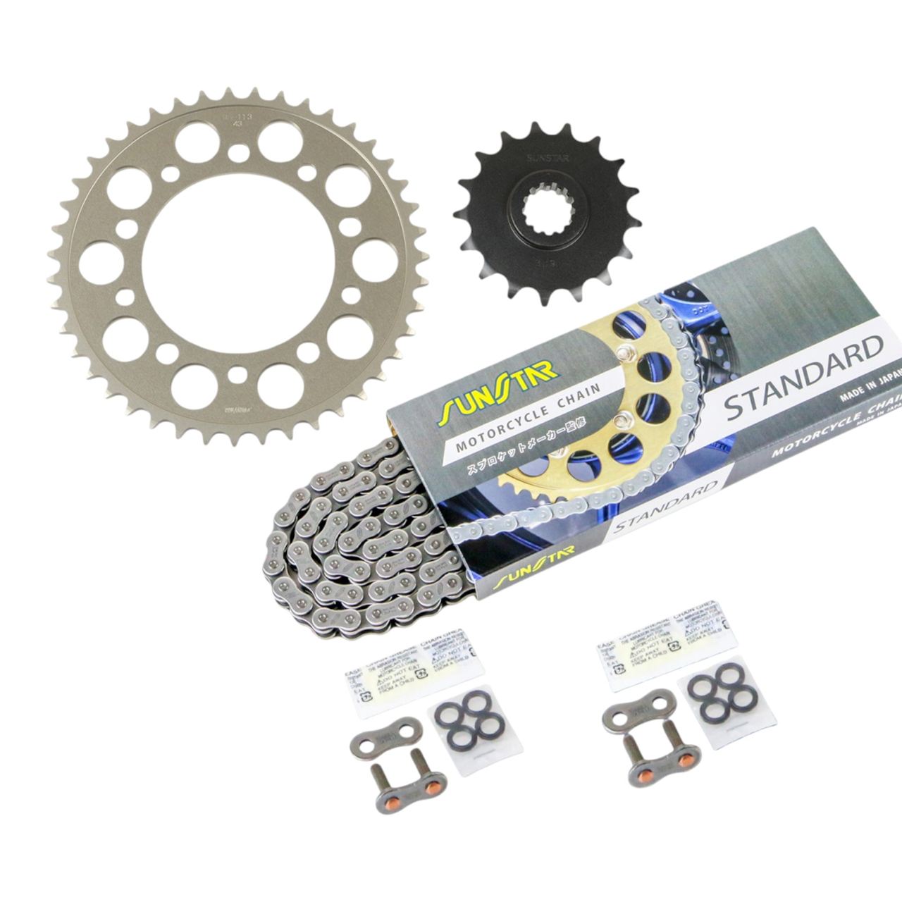Sprocket & Chain Kit Standard 520 Front 17T Rear 43T 3-piece Set Honda NC750S/X 14-20 SUNSTAR Chain