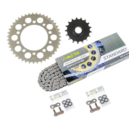 Sprocket & Chain Kit Standard 520 Front 17T Rear 43T 3-piece Set Honda NC750S/X 14-20 SUNSTAR Chain