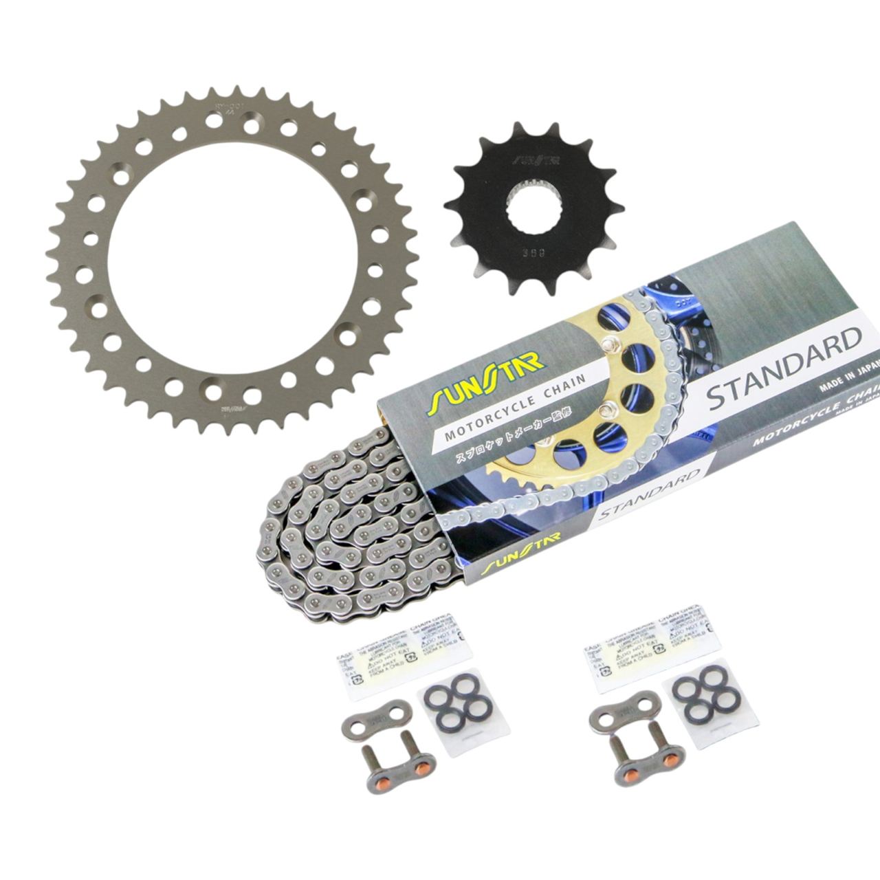 Sprocket & Chain Kit Standard 520 Front 14T Rear 44T 3-piece Set Yamaha TT250R 93-97 SUNSTAR Chain