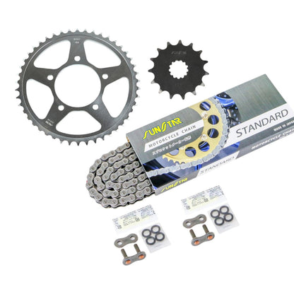スプロケット&チェーンキット スタンダード 520 フロント15T リア46T 3点セット SV650 16年-23年 SUNSTARチェーン スプロケ