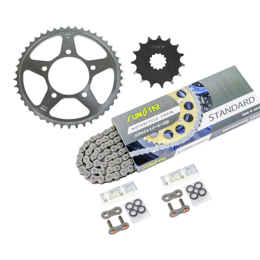 スプロケット&チェーンキット スタンダード 520 フロント15T リア46T 3点セット SV650 16年-23年 SUNSTARチェーン スプロケ