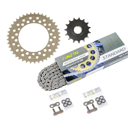 スプロケット&チェーンキット スタンダード 520 フロント15T リア41T 3点セット FZR400R 87年 SUNSTARチェーン スプロケ チェーン