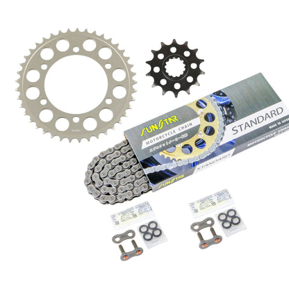 スプロケット&チェーンキット スタンダード 520 フロント14T リア41T 3点セット カワサキ Ninja400 Z400 Ninja250 Z250 ニンジャ SUNSTARチェーン