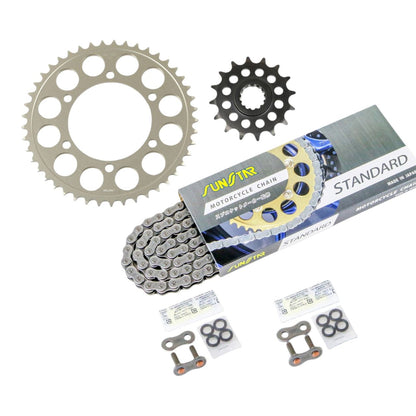 スプロケット&チェーンキット スタンダード 520 フロント16T リア45T 3点セット YZF-R6 06年-20年 SUNSTARチェーン スプロケ チェーン