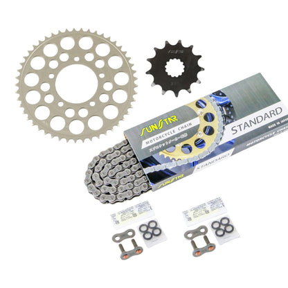Sprocket & Chain Kit Standard 520 Front 13T Rear 49T 3-piece Set Suzuki BANDIT250 GSX250S KATANA Bandit Katana SUNSTAR Chain