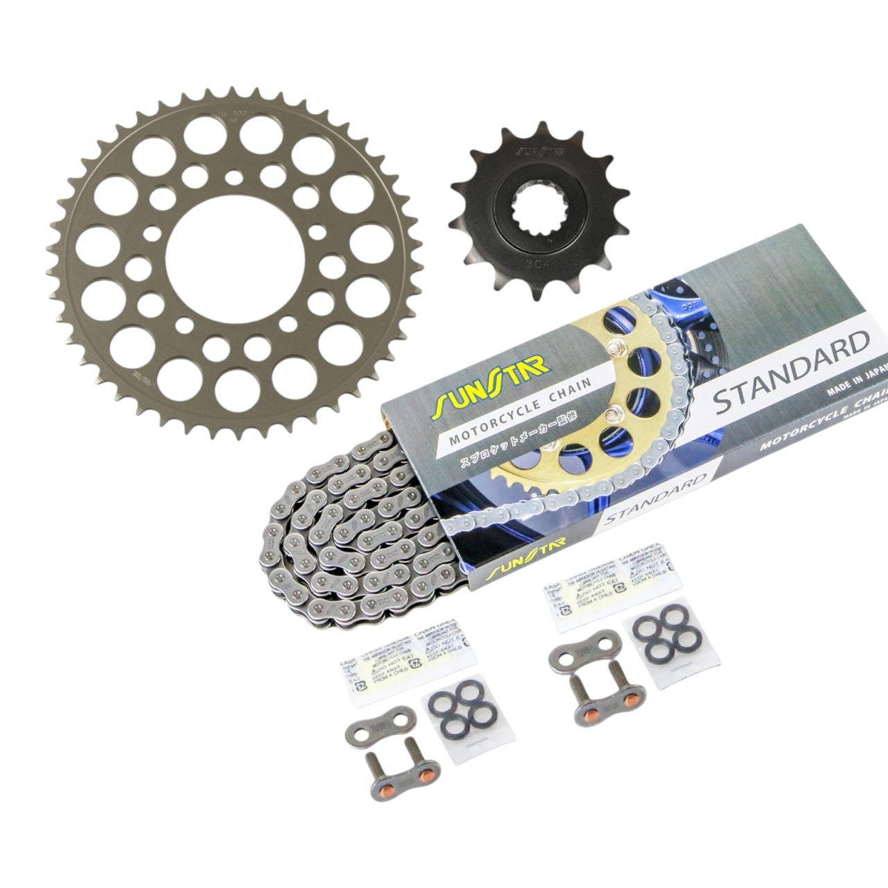 スプロケット&チェーンキット スタンダード 520 フロント14T リア46T 3点セット GSR250/S/F 12年-17年 SUNSTARチェーン スプロケ