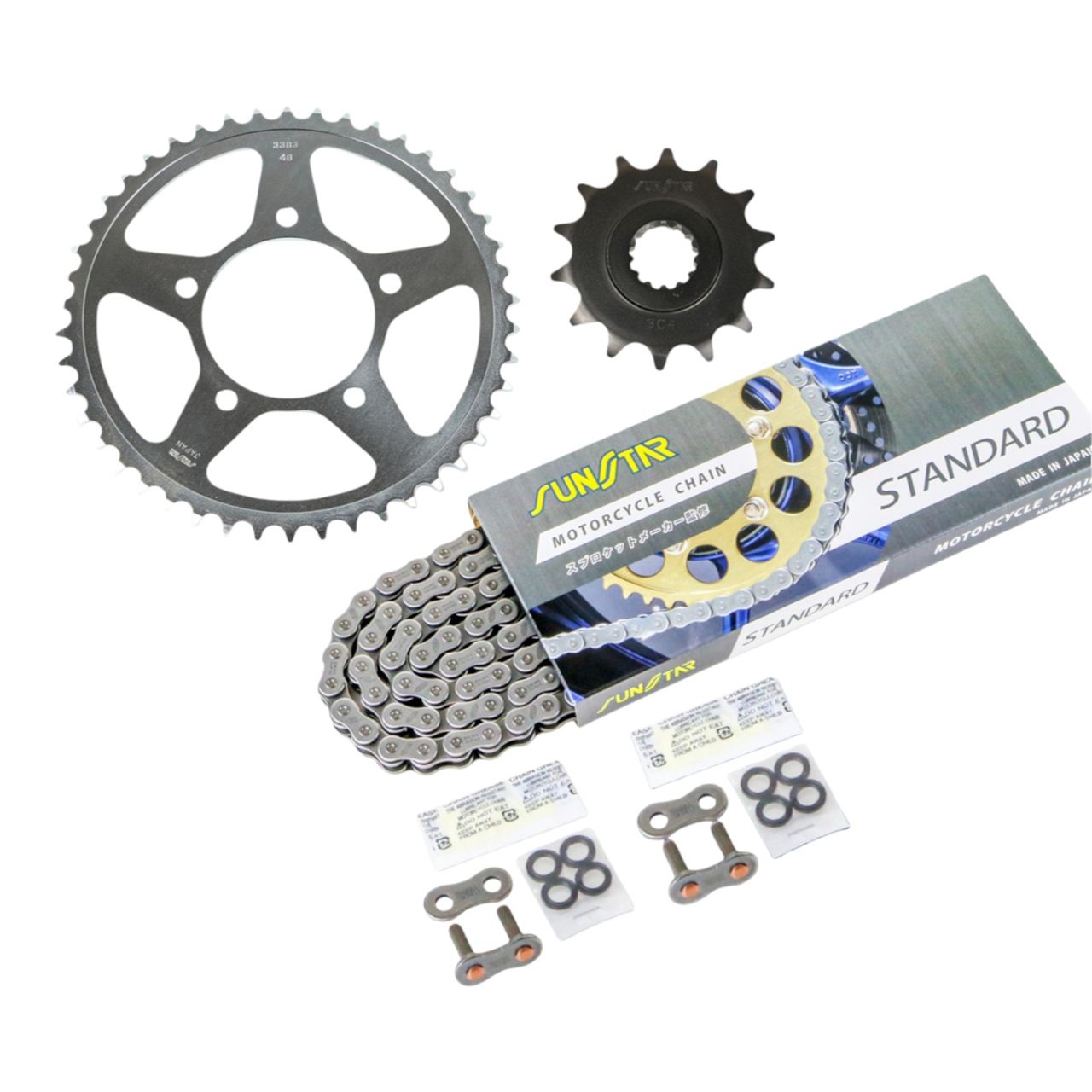 スプロケット&チェーンキット スタンダード 520 フロント14T リア46T 3点セット GSR250/S/F 12年-17年 SUNSTARチェーン スプロケ