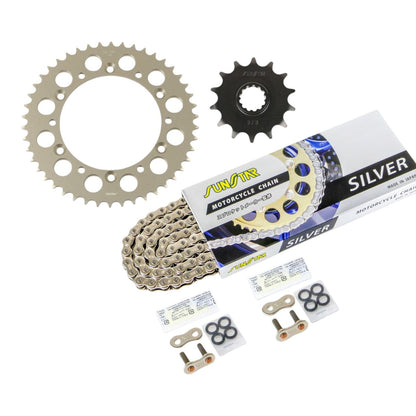 Sprocket & Chain Kit Silver 520 Front 14T Rear 46T 3-piece Set Suzuki RGV Gamma 250SP 96-99 SUNSTAR Chain