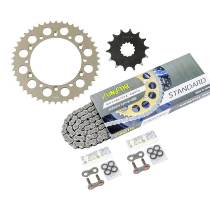 Sprocket & Chain Kit Standard 520 Front 14T Rear 46T 3-piece set Suzuki WOLF250 88-90 Wolf SUNSTAR Chain