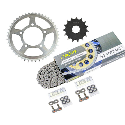 スプロケット&チェーンキット スタンダード 520 フロント15T リア45T 3点セット SV400 98年-06年 SUNSTARチェーン スプロケ チェーン