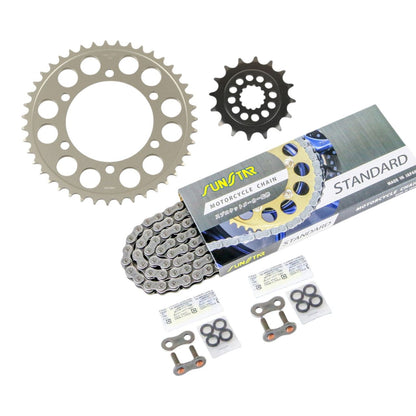 Sprocket & Chain Kit Standard 520 Front 16T Rear 43T 3-piece Set Suzuki GSX-R600 520 Conversion 11-17 SUNSTAR Chain