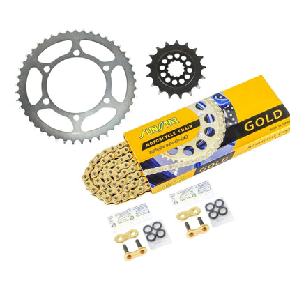 スプロケット&チェーンキット ゴールド 520 フロント17T リア45T 3点セット GSX-R750 520コンバート 11年-18年 スプロケ チェーン